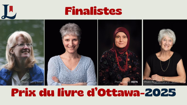 Quatre voix francophones en lice pour les Prix du livre d’Ottawa 2025