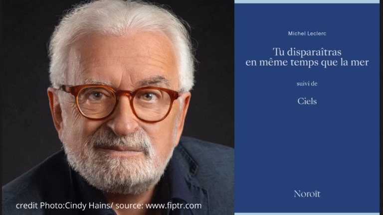 Michel Leclerc lauréat du Grand Prix Québecor du Festival international de la poésie 2025