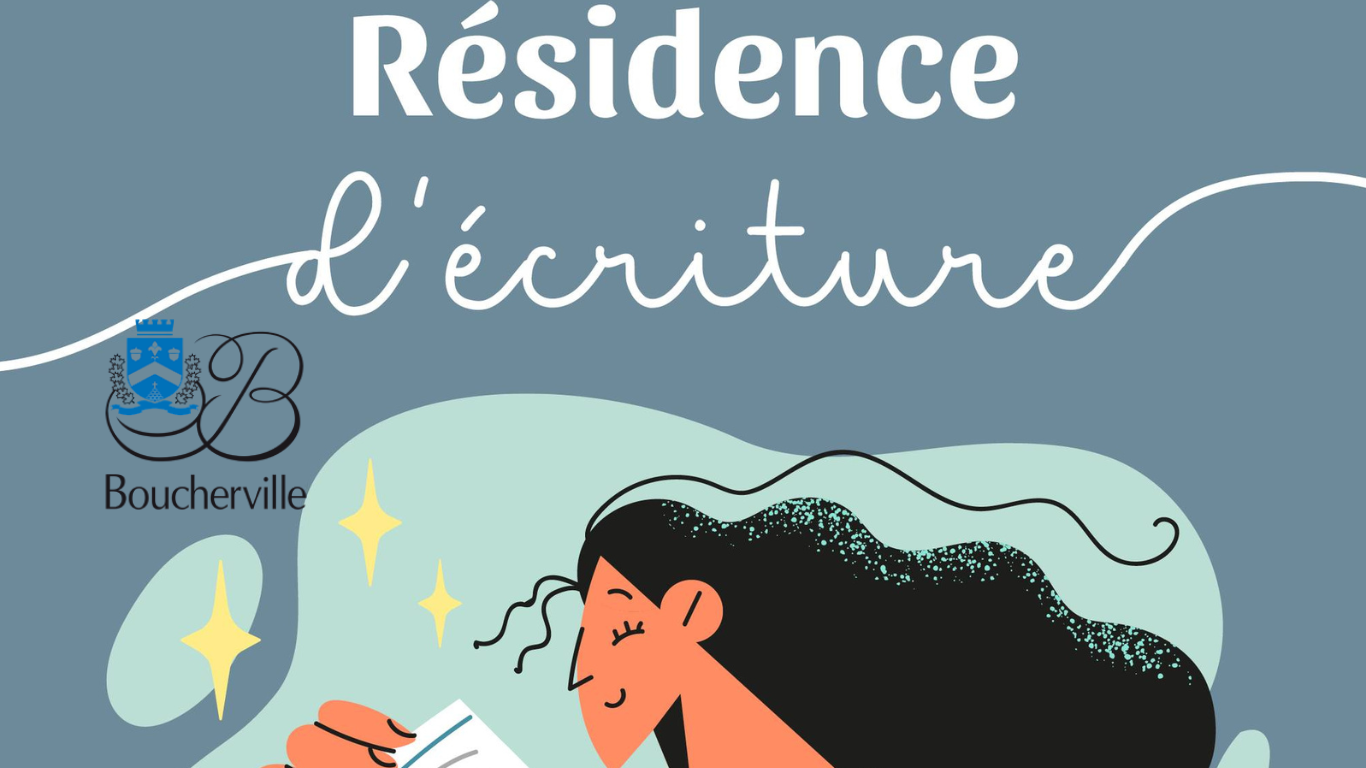 Résidence d’écriture 2026 : appel de dossiers à Boucherville